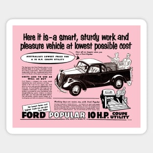 FORD POPULAR - advert Magnet